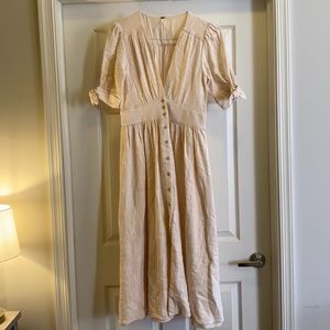 Free People Love of My Life Midi Shift Dress small